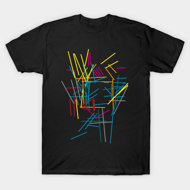 abstract sticks T-Shirt by Nikokosmos